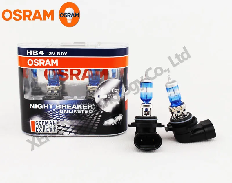 12V 51W Osram Sylvania HB4 9006 3200K Halogen Bulb Original Light 