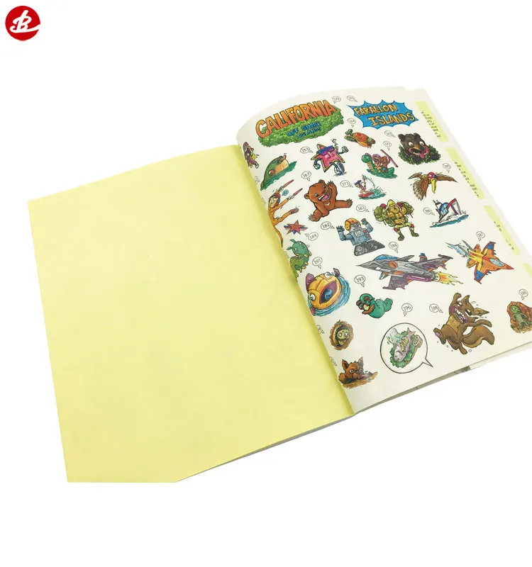 High Quality Cartoon Colorful Kids Custom Sticker Books Printing Buy
