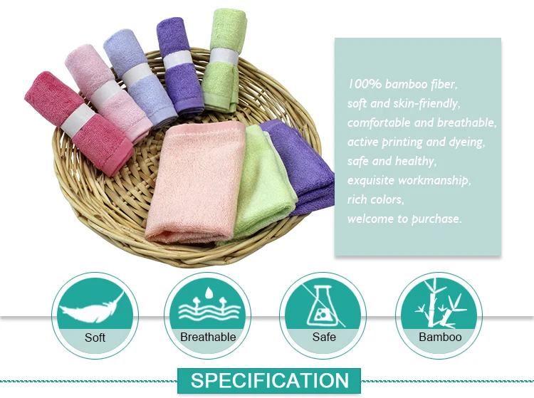 Baby Washcloths Hypoallergenic Organic Bamboo Towel Ultra Soft And