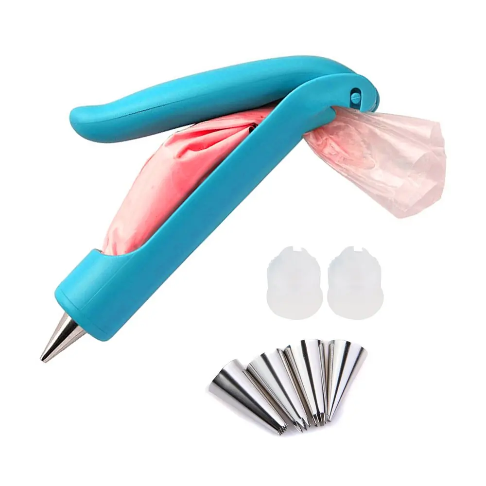 Yakamoz Pastry DIY Cake Decorating Pen Icing Piping Tips Nozzles Bag Sugar Craft Fondant Cake Deco Tool Kit