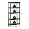 Stainless steel commodity shelf storage grocery rack