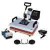 Freesub 5 in 1 combo heat press machine cup mug t shirt printing machine t-shirt cap sublimation machine