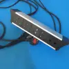 Black color aluminum under desk socket/UK power center socket for under conference table