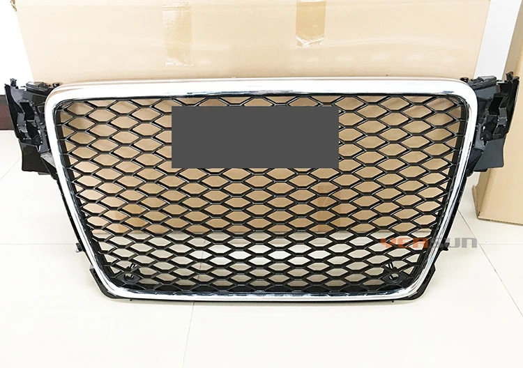 Modification B8 RS4 front grille without logo for Audi A4