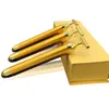 Customized beauty and personal care products 24k face lifting beauty stick gold T shaped face slimming beauty bar