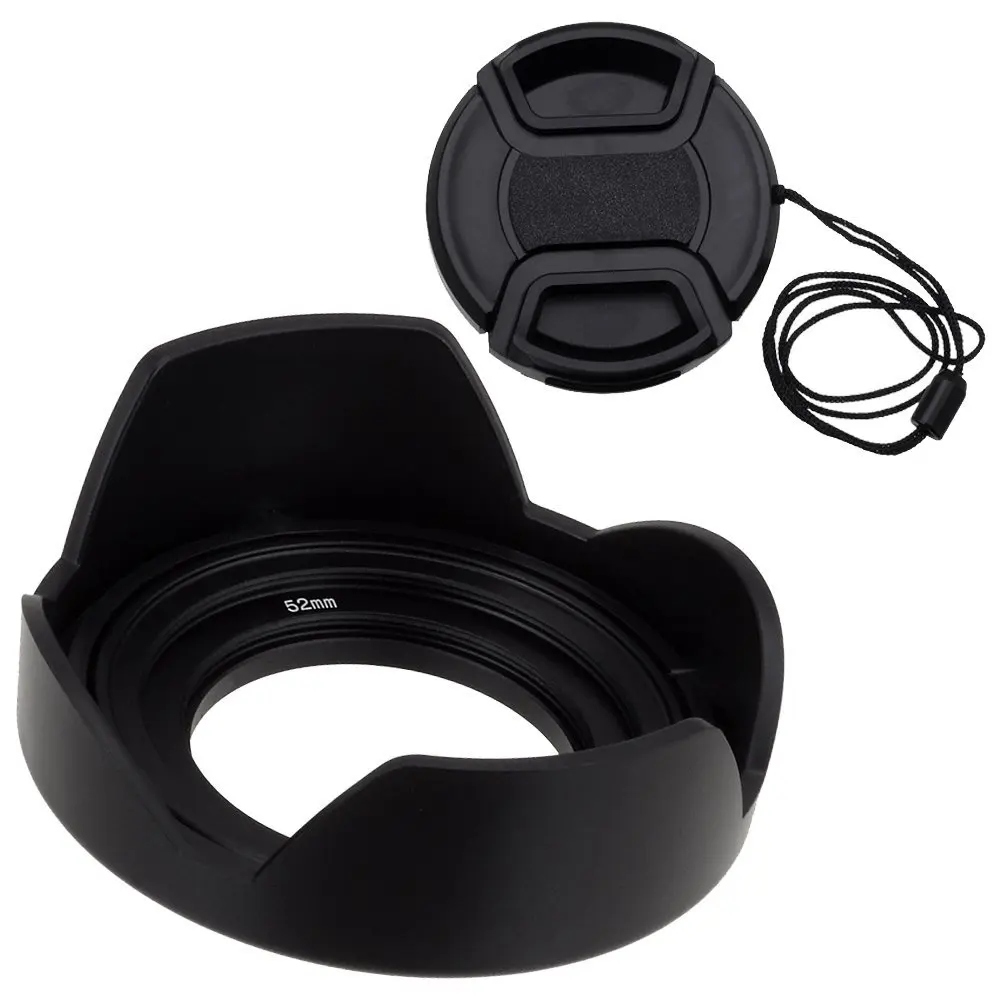 UltraPro Deluxe Accessory Set Included 49mm Digital Tulip Flower Lens Hood Bundle for Select Sony E-Series Digital Cameras