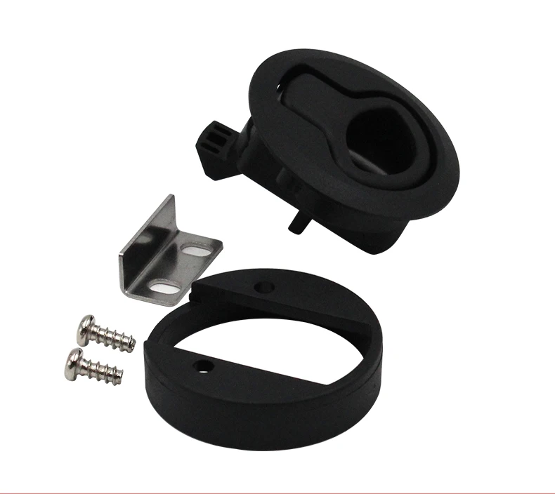 Plastic Flush Ring Slam Latch Pull Latch Round For Rv Marine Boat Deck
