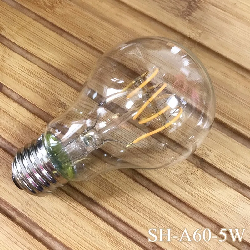 A60 Soft Filament Led Bulb E27 Spiral Flexible 3w Led Filament Bulbs ...