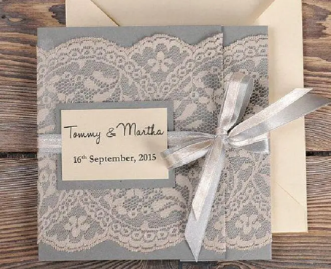 Handmade Vintage Wedding Invitations Midway Media