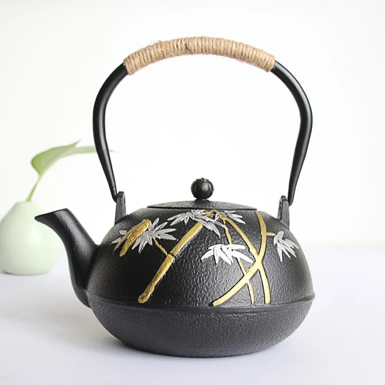 Zt11wholesale Chinese Antique Metal Enamel Cast Iron Teapot Buy 0.4l Chinese Cast Iron