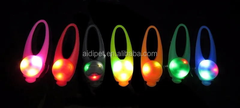 LED flashing silicone light for dog collar