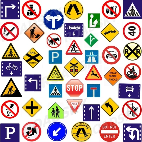 Aluminium Reflective Traffic Sign For Road Safety - Buy Traffic Sign ...