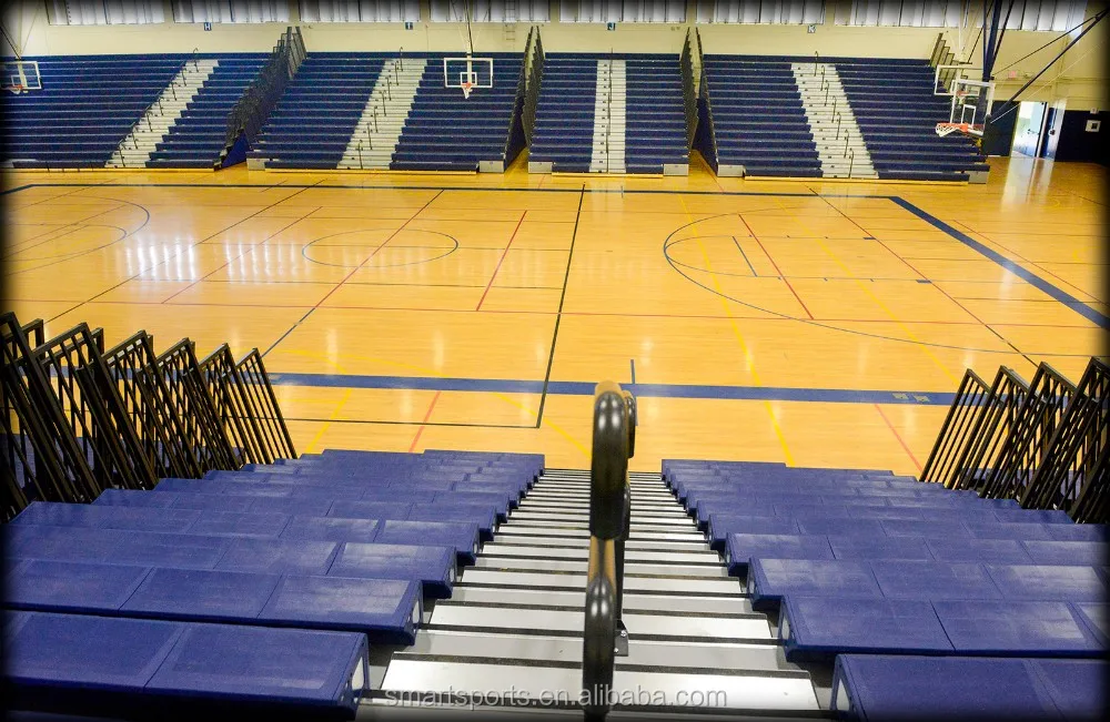 Blste Basketball Stadium Retractable Bleacher Factory Price Telescopic