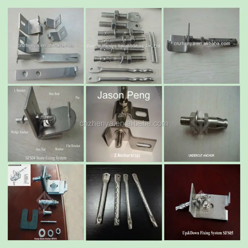 China Manufacture Stainless Steel Stone Fixng/marble Fixing/high