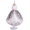 Girl Wedding Wear Western Dress Baby Girl Party Children Frocks Designs One Piece Party Girls Dresses L5067