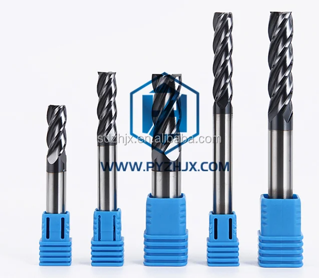 Hrc 45 Round Nose Knife Cnc Milling Cutter 4 Flutes Solid Carbide Flat