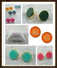 Monogram Acrylic Disc Blanks Earrings Monogram Acrylic Disc Blanks Earrings Supplieranufacturers At Alibaba