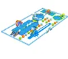 water park with slides and pools Large cool inflatable water park build on best service