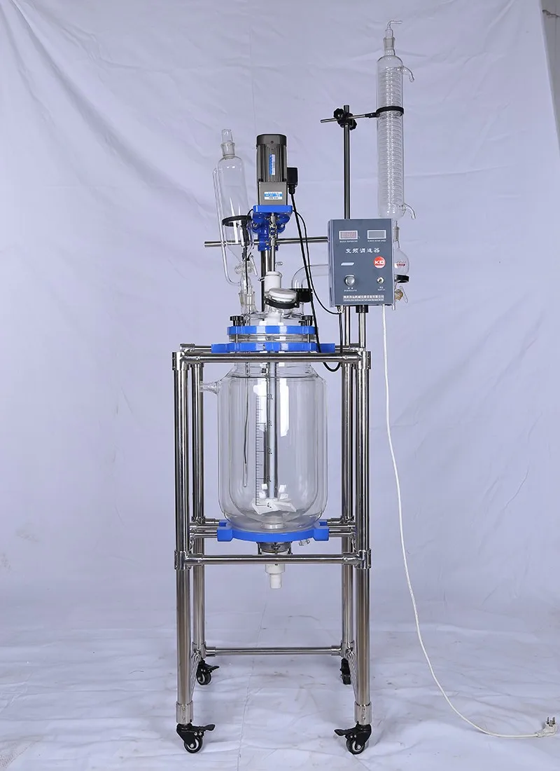 20l Distillation Vacuum Lab Glass Reactor Buy Lab Glass Reactor