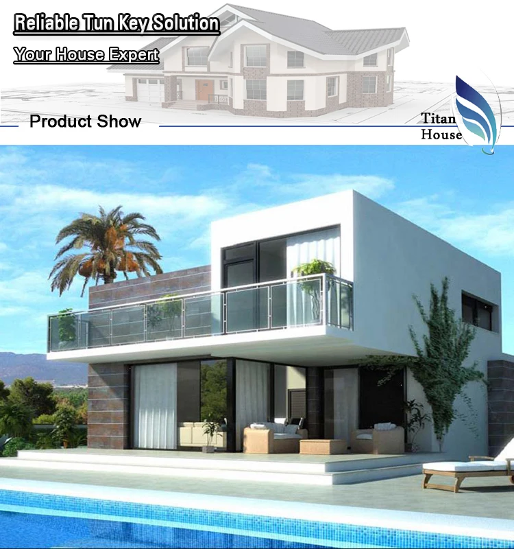 Luxury Villa Prefab Tourist Villa Dijual Di Spanyol Dengan 