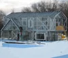 Cold weather countries with high snow loading capacity Sliding angle roof prefab house