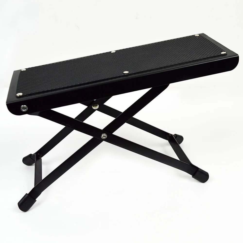 Nonslip Rubber Pad Guitar Foot Rest Made Of Solid Iron,Provides Six