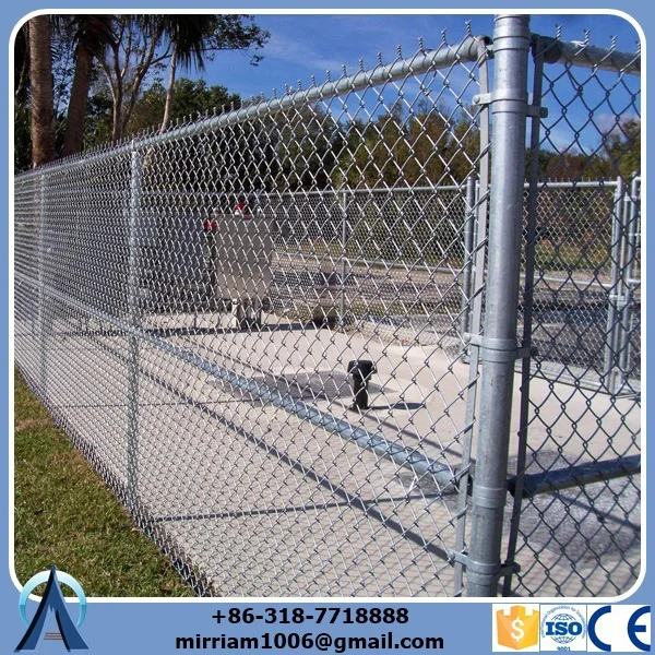 Hot sale Factory producing 50*50 mm used galvanized chain link fence