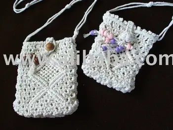 macrame small bag