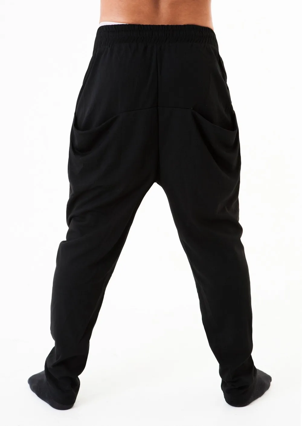 Black Jogging Pants Zipper Pockets For Mens - Buy Jogging Pants Zipper ...