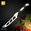 Germany steel 1.4116 winding 5"cheese knife with G10 handle black /red