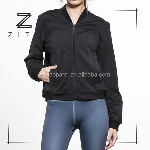 activewear bomber jacket