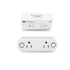 Smart Plug - Dual WiFi Smart Outlet Compatible with Google Home & IFTTT, Alexa Echo - Mini Smart Socket, Remote Control