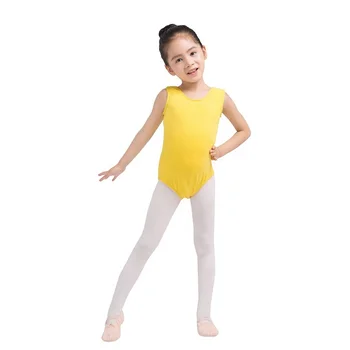 yellow dance leotard