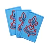 Custom Design Brand Logo Merrow Border Sew On Woven Patches