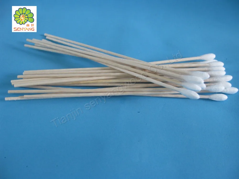 6 150mm Medical Wooden Stick Cotton Tipped Applicator Buy 6 150mm