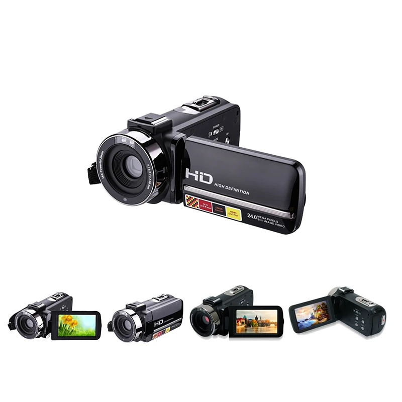 4k Camcorder Professional Video Camera 3.0 Full Hd Touch Screen 24 Mega