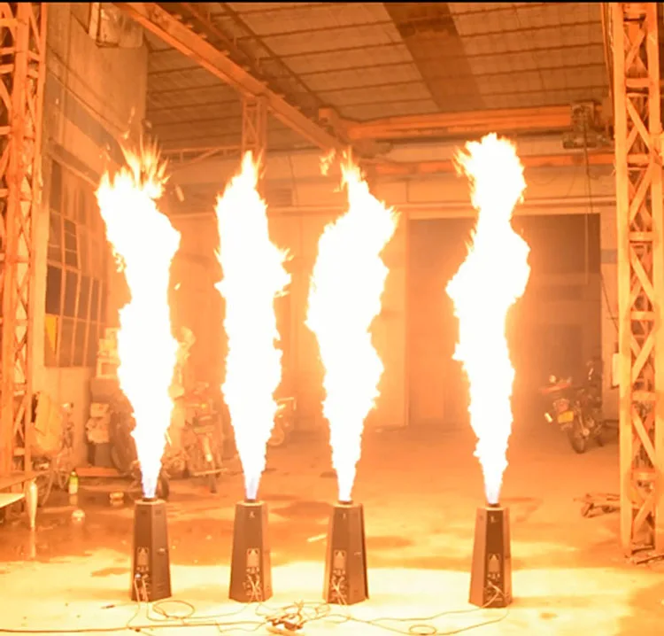 Dmx Lpg Fire Flame Projector Connect With Gas Tank Stage Effect Fire