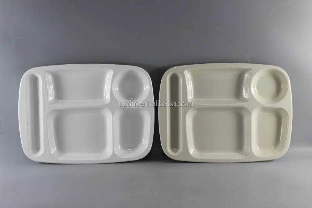 35.4x26.4cm Melamine Division Tray For Restaurant
