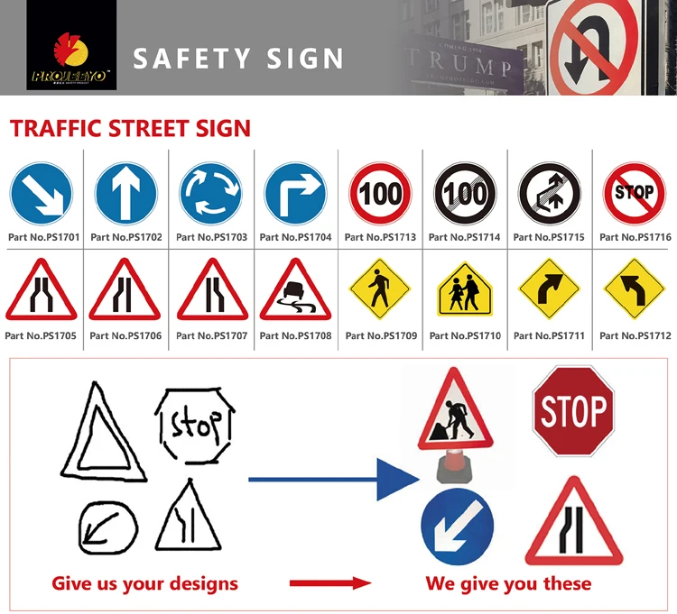 停止和慢反射铝交通标志制造商