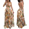 FS1136A Hot sale latest fashion women deep V backless long floor dresses