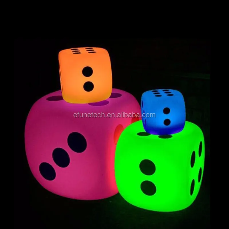 large blow up dice