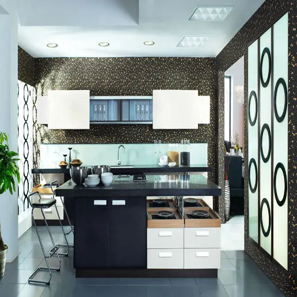 Gabinete de cocina de madera en diseño de moda para la venta-Otros