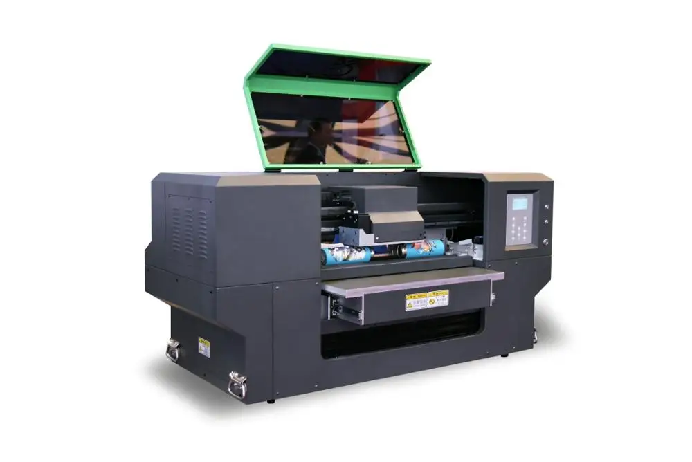 Uv Curing Plastic ID Card Printer A3 Size Printing Digital Machine With  High Quality