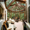 Cheap prefabricated winter garden sun glass house for sale