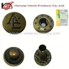 Different Sizes Of Metal Spring Oeko Tex Rubber Jeans Cap Snap Button
