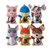 decorative magic change flip reversible sequin fabric plush toy soft animal