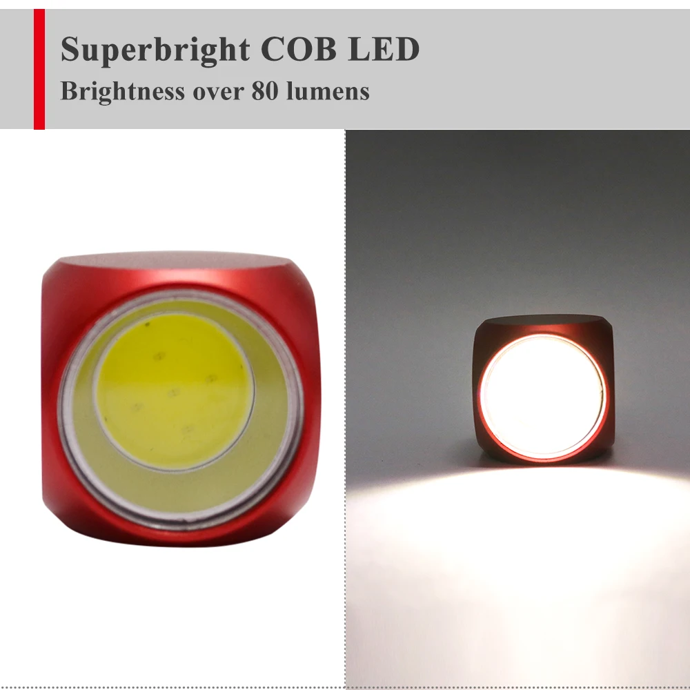 Wholesale 0.5 W COB LED decorative mini flashlight for christmas gift factory