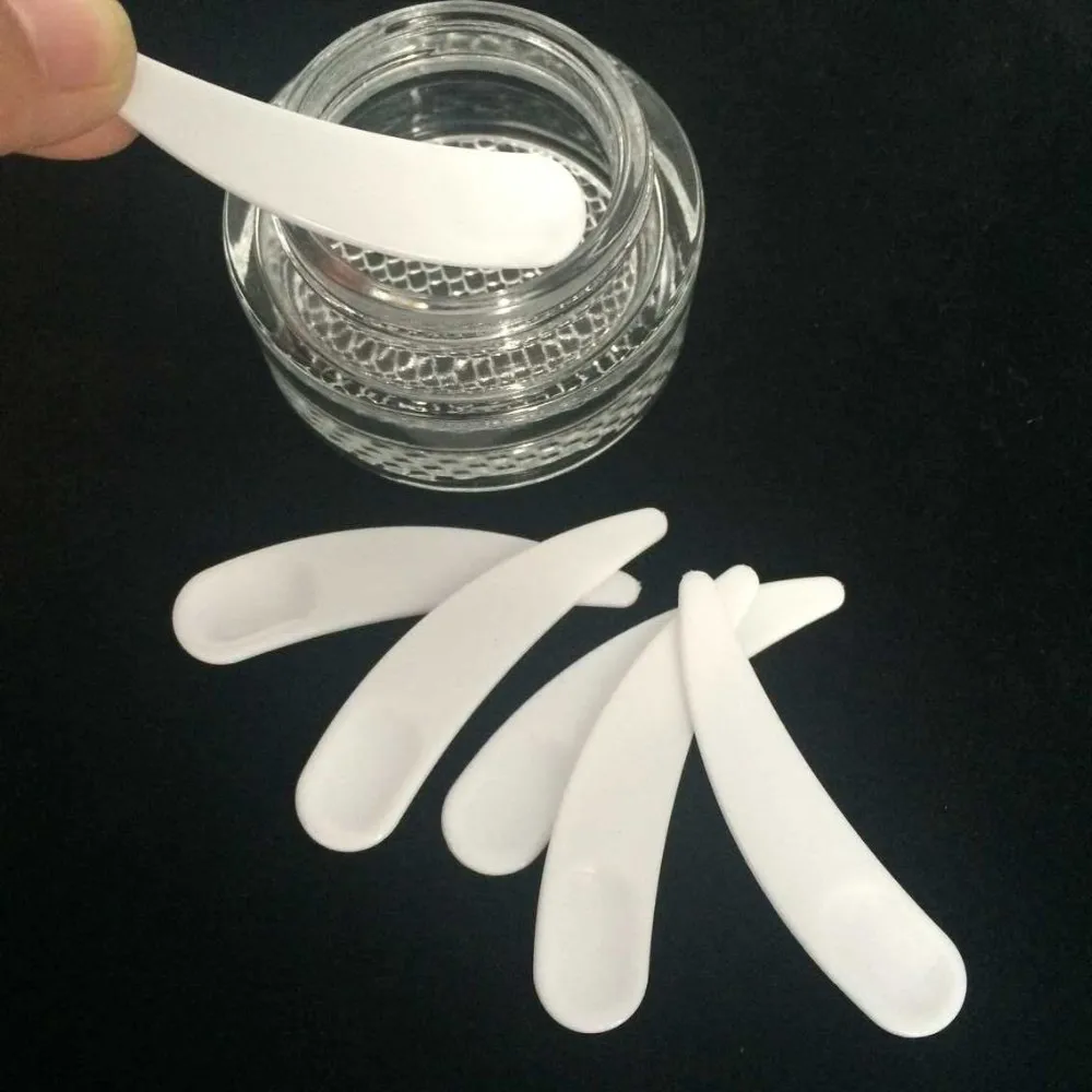 Cosmetic Jar Spatula Cosmetic Plastic Cream Spoon Cosmetic Spatula