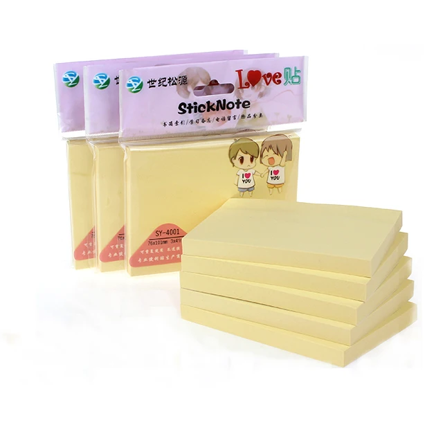 Stationery 3*3 Sticky Note Customize Selfadhesive Glue Sticky Notes