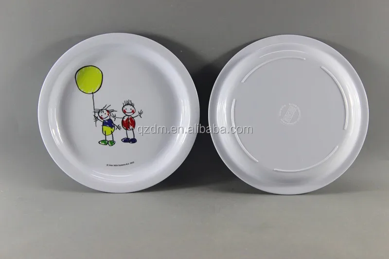 Hot Selling 8.5 Inch Melamine Round Dinner Plate Food Grade